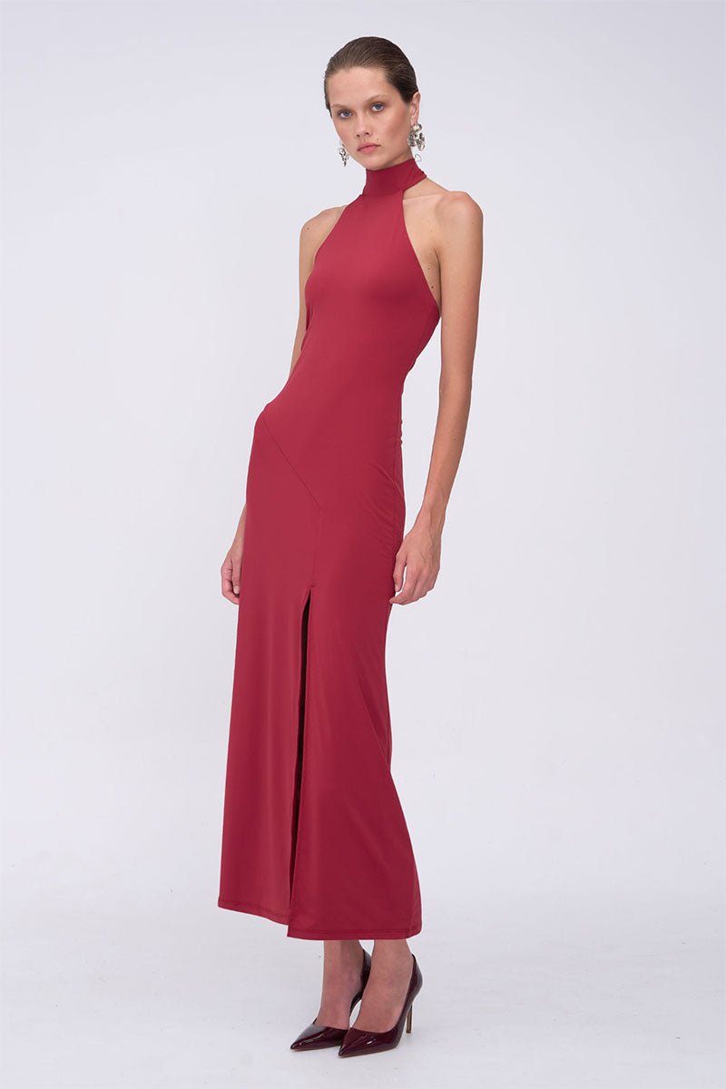 Ellie Halter Neck Maxi Dress – SUBOO AU