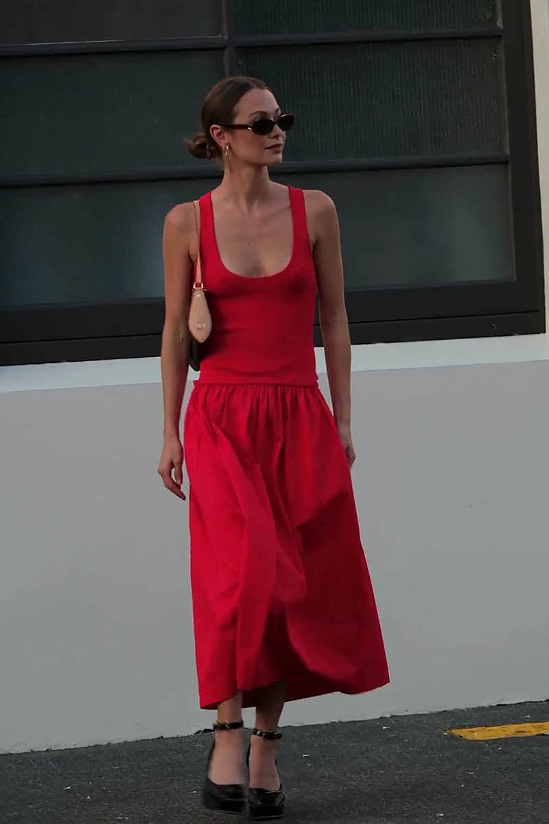 Naples Dropwaist Midi Dress