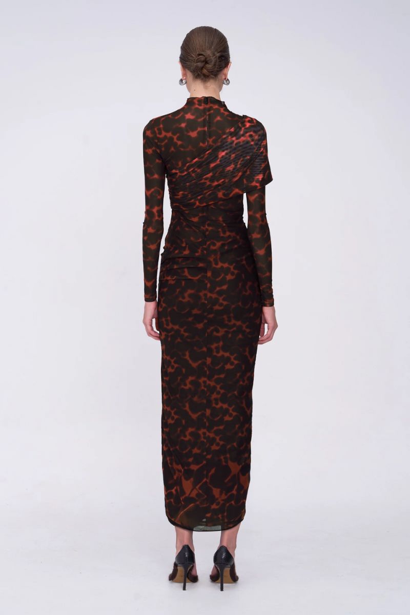 Remi Tortoiseshell Maxi Dress