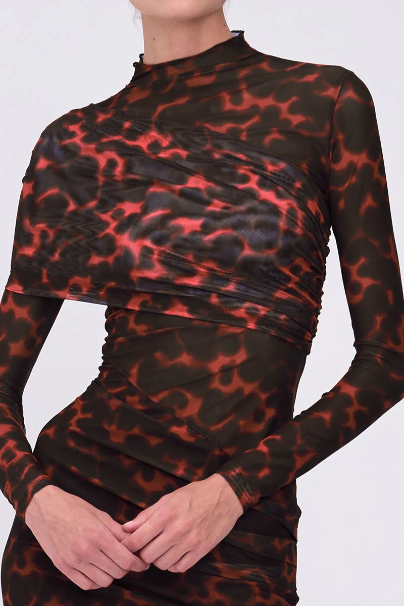 Remi Tortoiseshell Maxi Dress