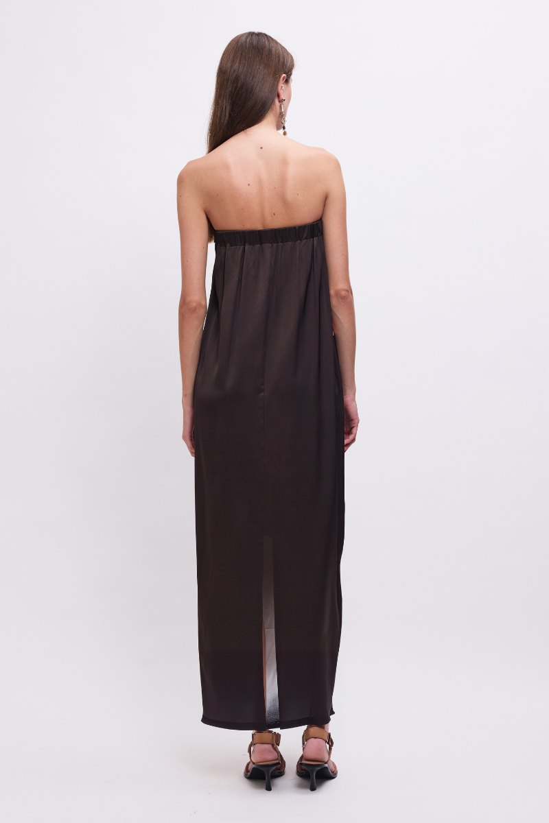 Frida Strapless Bustier Maxi Dress