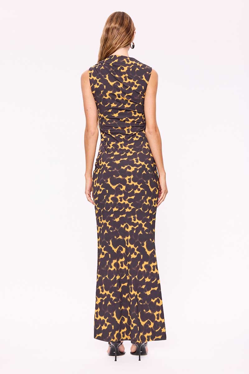 Biba Maxi Dress in Tortoiseshell | Suboo  SUBOO AU
