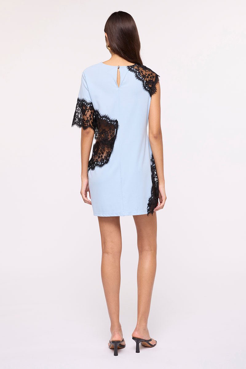 black and blue lace dress Mini Cocktail Dress | Color:Sage Blush Floral Cubic Zirconia Necklaces Modern Cocktail Dresses: How Perfect for candlelit gatherings