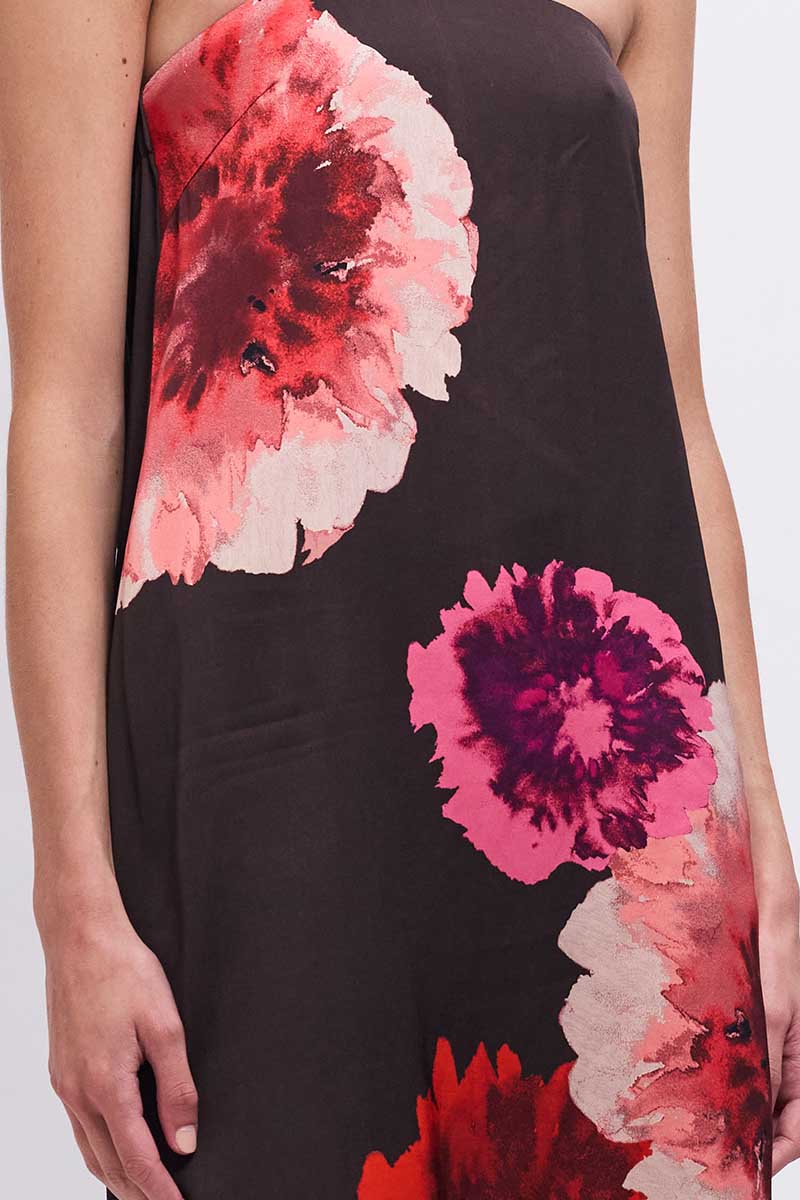 Frida Strapless Bustier Maxi Dress