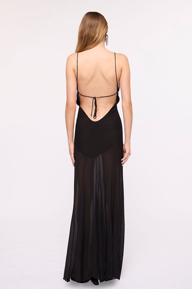 Gigi Flowy Maxi Dress Black SUBOO AU Gigi Flowy Maxi Dress Black SUBOO AU