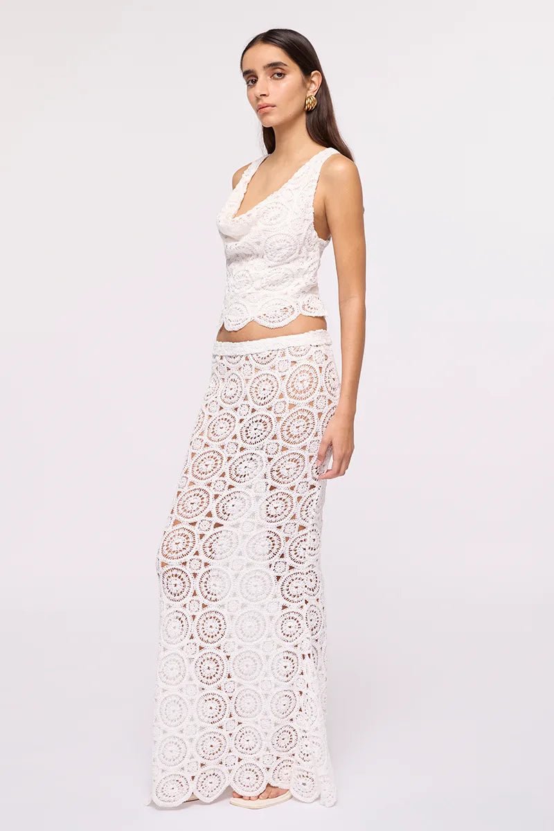 Heather Maxi Skirt - Ivory - Skirt - SUBOO AU