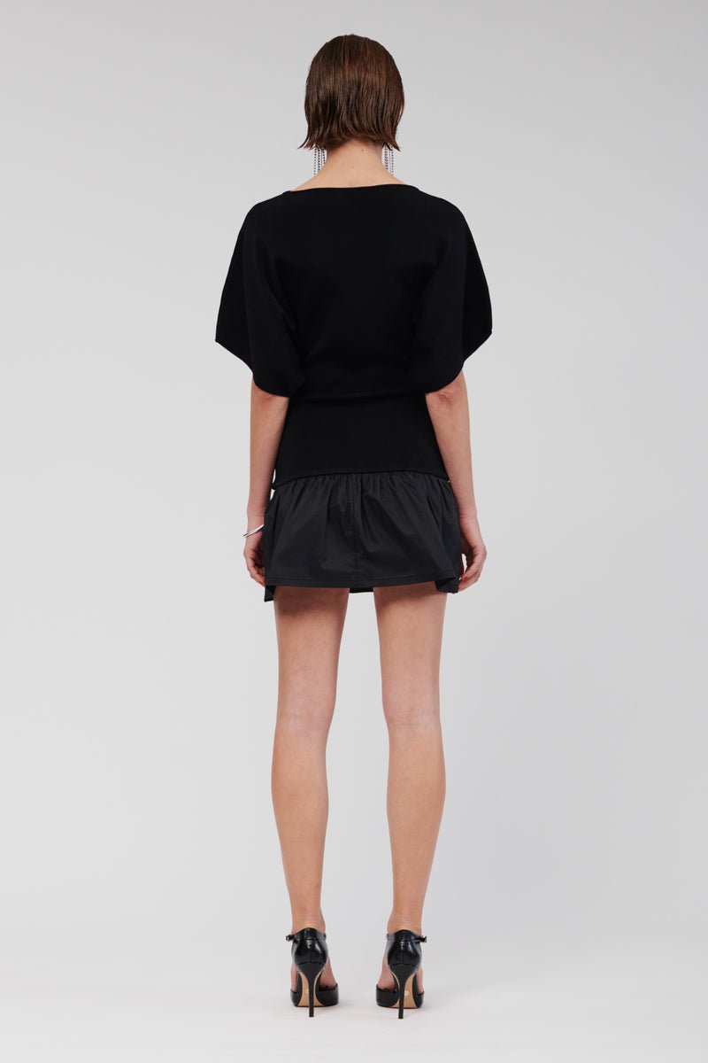 Mini Dress Sleeveless Drop Waist Day Event Dress | Black | Suboo Mini Dress Sleeveless Drop Waist Day Event Dress | Black | Suboo