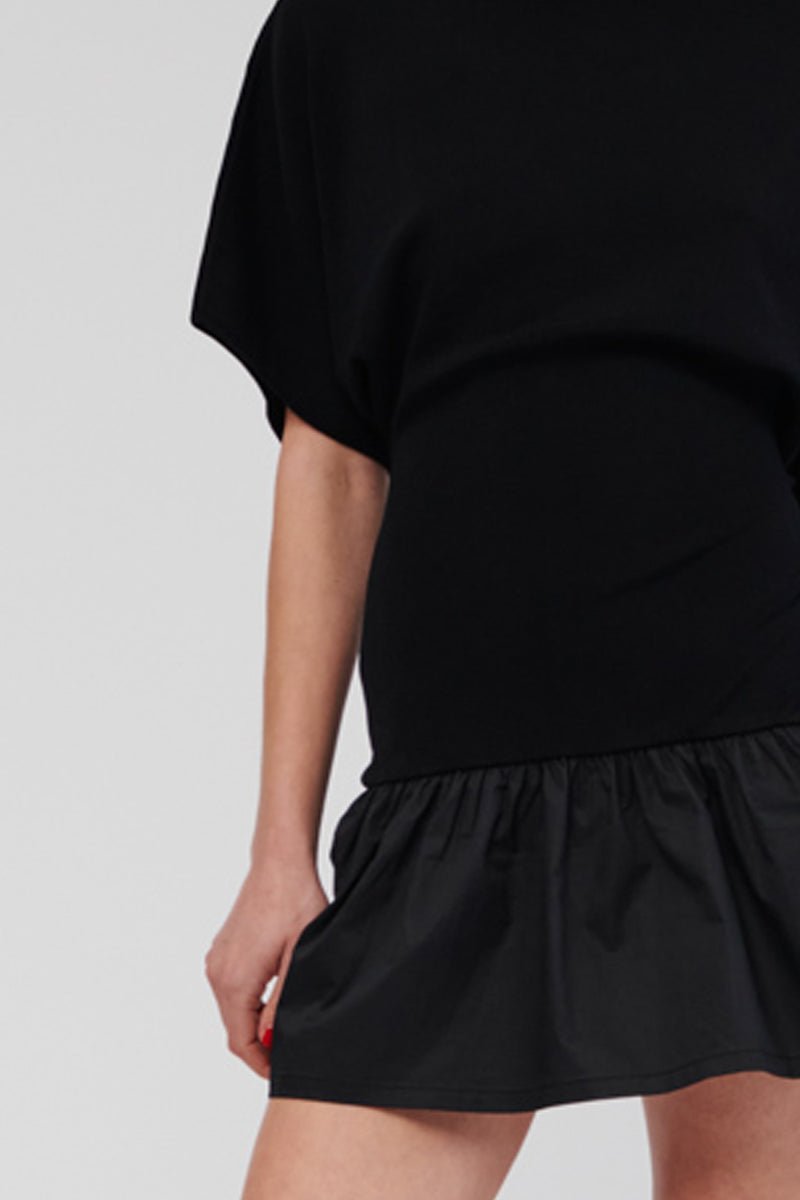Naples Drop Waist Mini Dress in Black | Suboo SUBOO AU Naples Drop Waist Mini Dress in Black | Suboo SUBOO AU