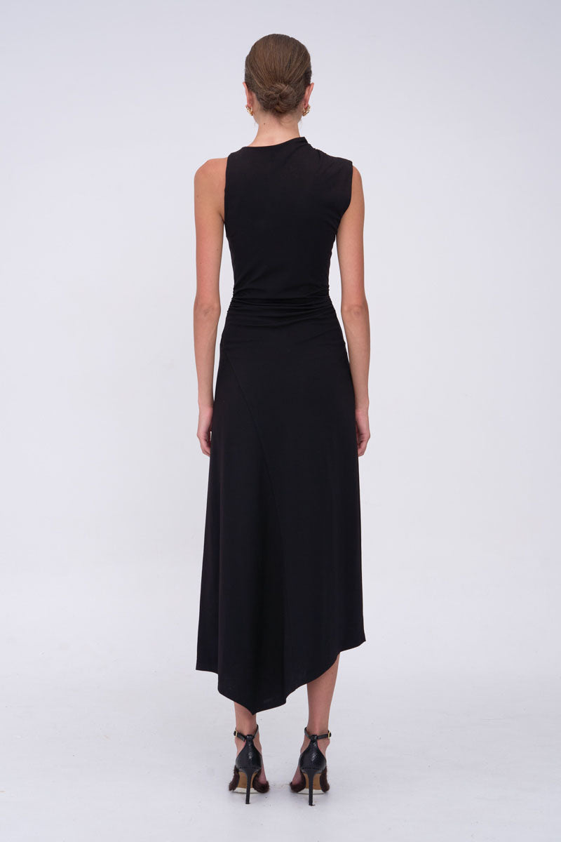 Jules Jersey Drape Maxi