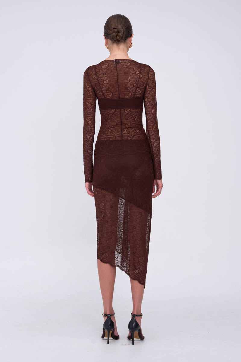 Paris Assymetric Midi Skirt