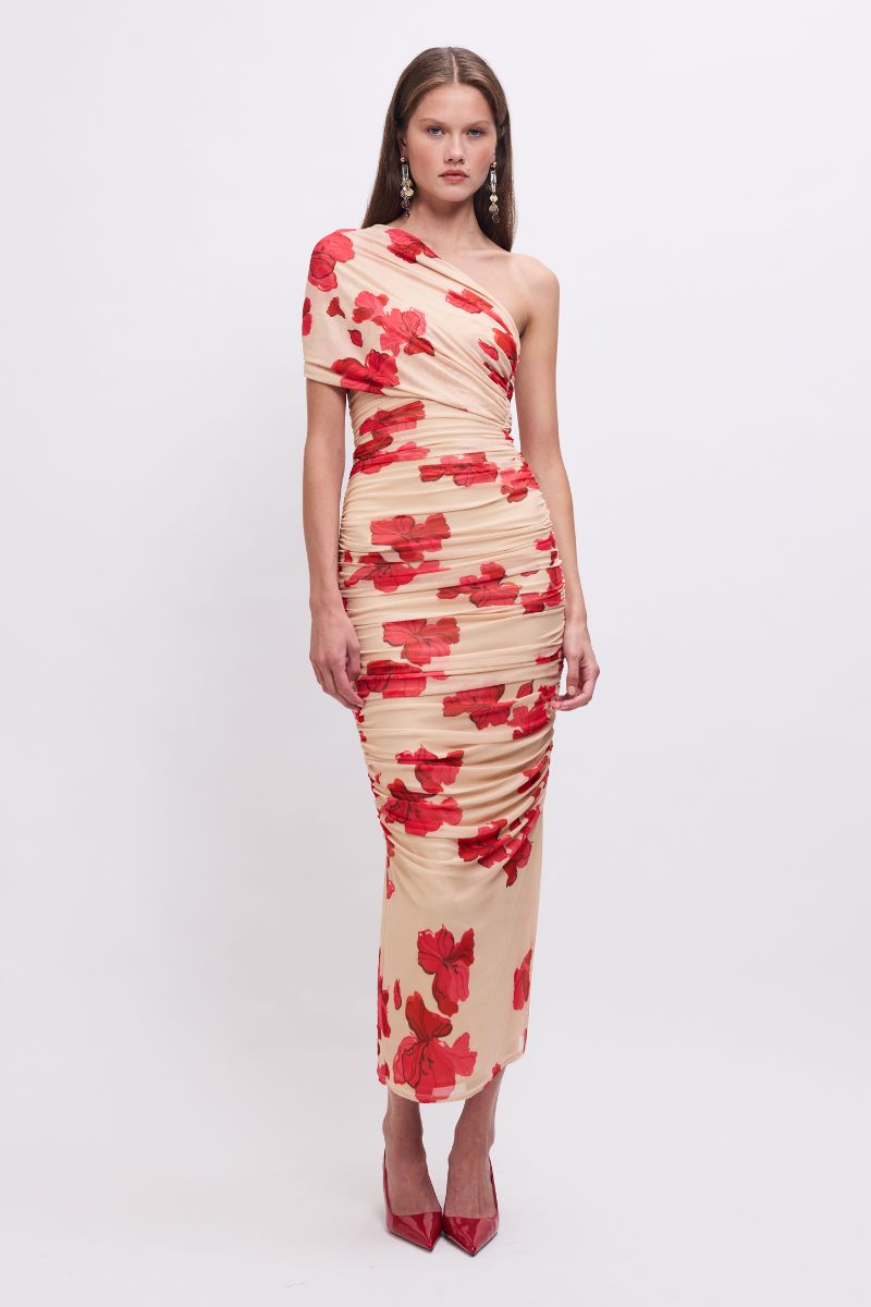 suzie floral long-sleeve reversible maxi dress for women, maxi dress style