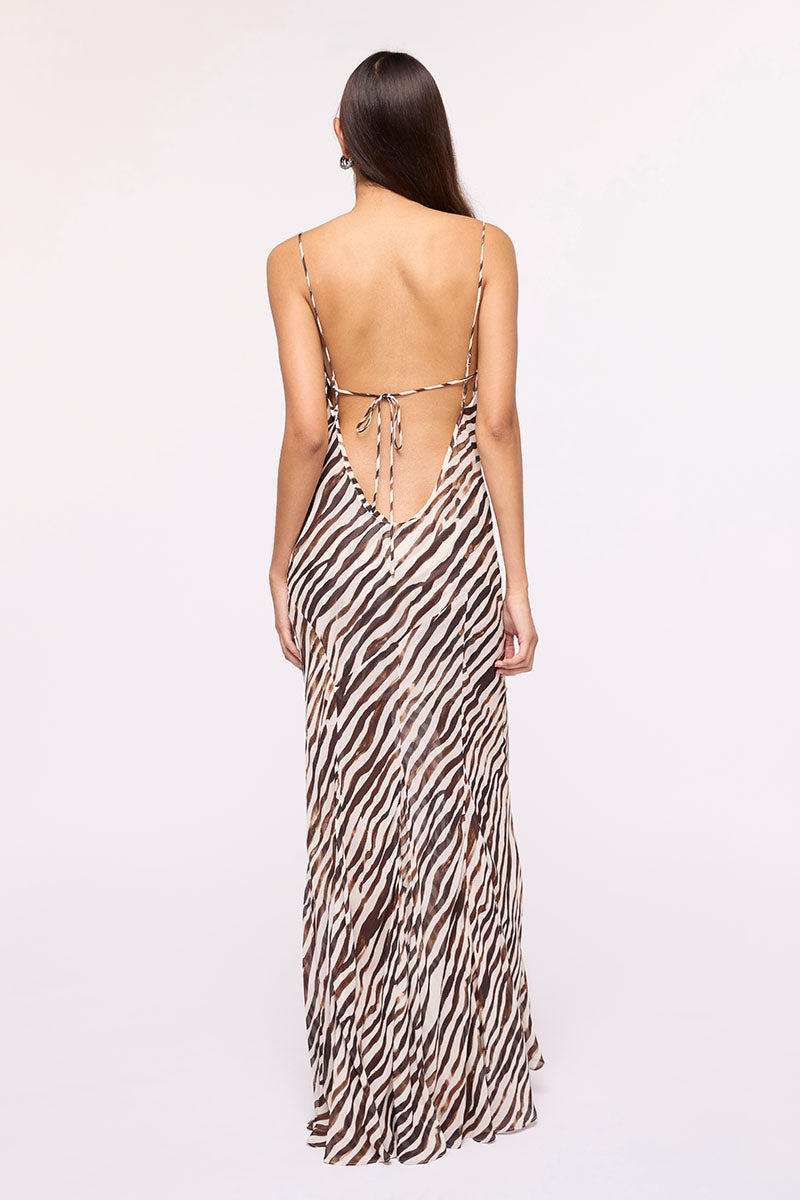 Gigi Zebra Maxi Dress