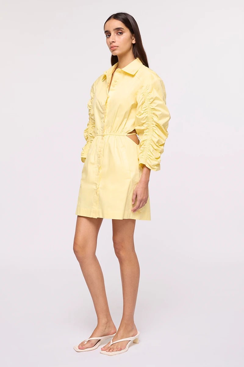 Mini Dress Cut-Out Shirt Dress Cocktail Dress | Butter